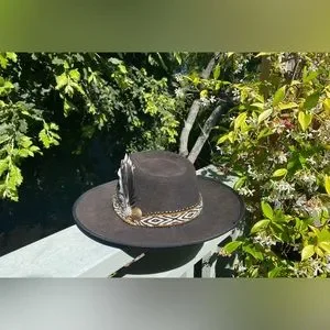 Hampui Hats - Tradewinds - Small - Wool - UNISEX unbandedcamel-  main image 4